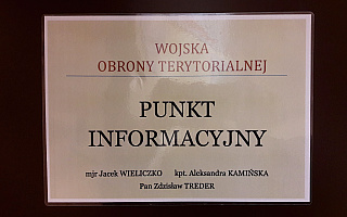 Punkt informacyjny Wojsk Obrony Terytorialnej w Olsztynie
